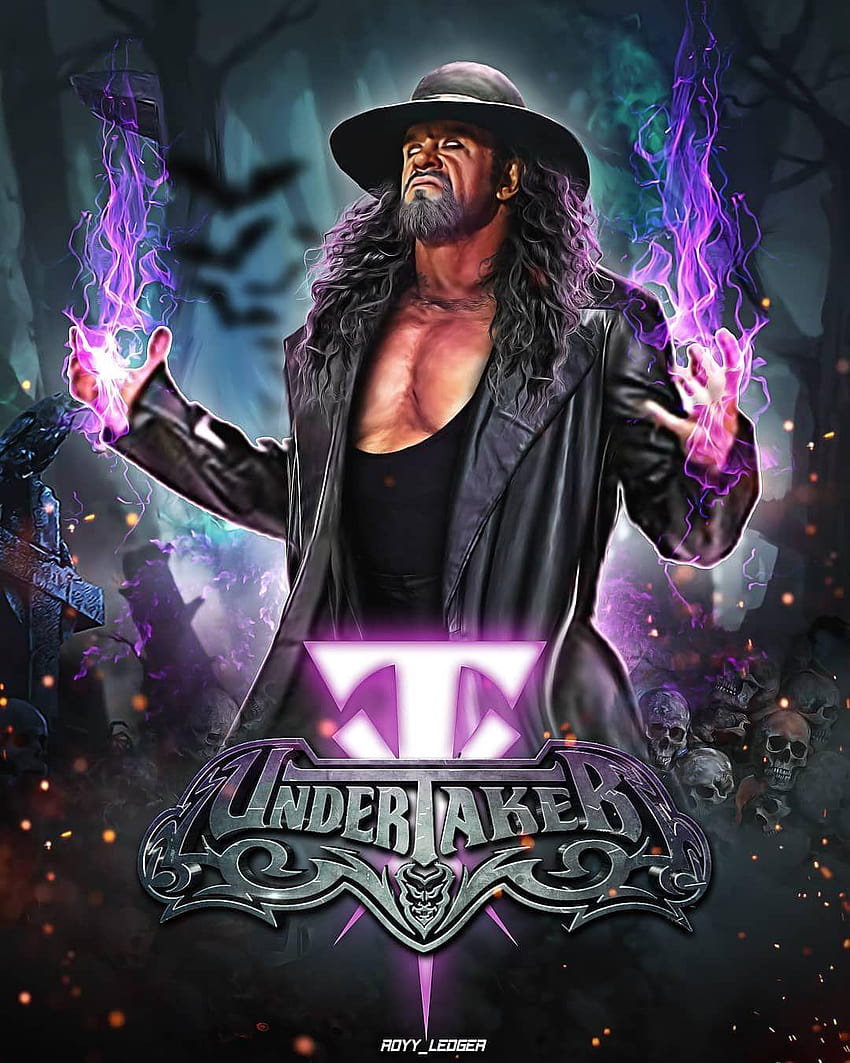The undertaker, wwe wrestlemania 34 HD phone wallpaper