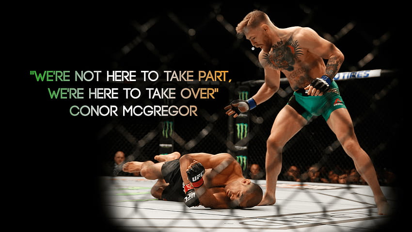 Conor McGregor zitiert HD-Hintergrundbild