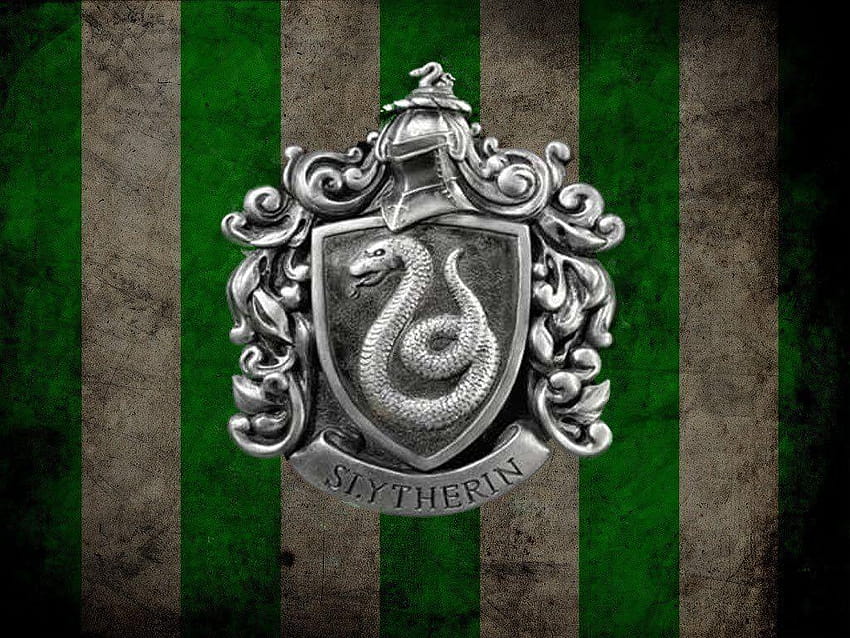 Harry Potter Hogwarts Slytherin Arması Yenilebilir HD duvar kağıdı