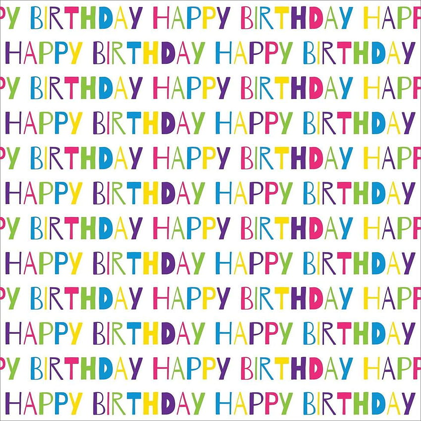 Seamless pattern colorful happy birtay text 3101834 Vector Art at ...
