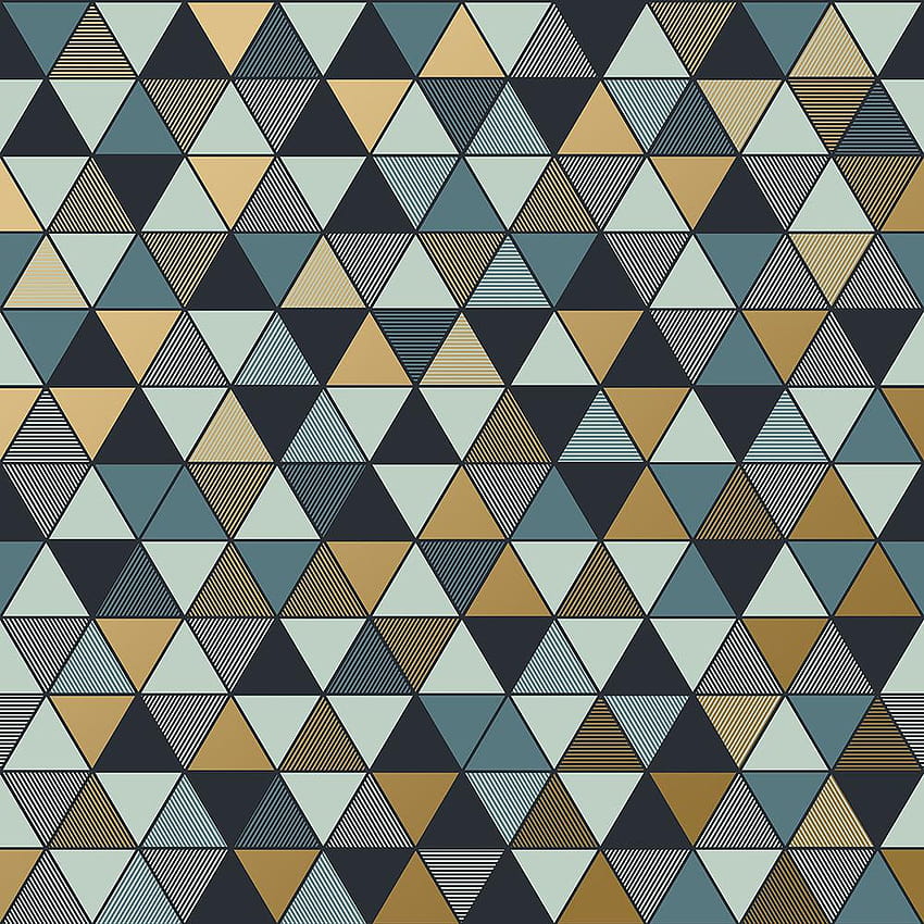 Engblad & Co Triangular Multicolor Geometric Paper Strippable, segitiga berwarna-warni geometris wallpaper ponsel HD