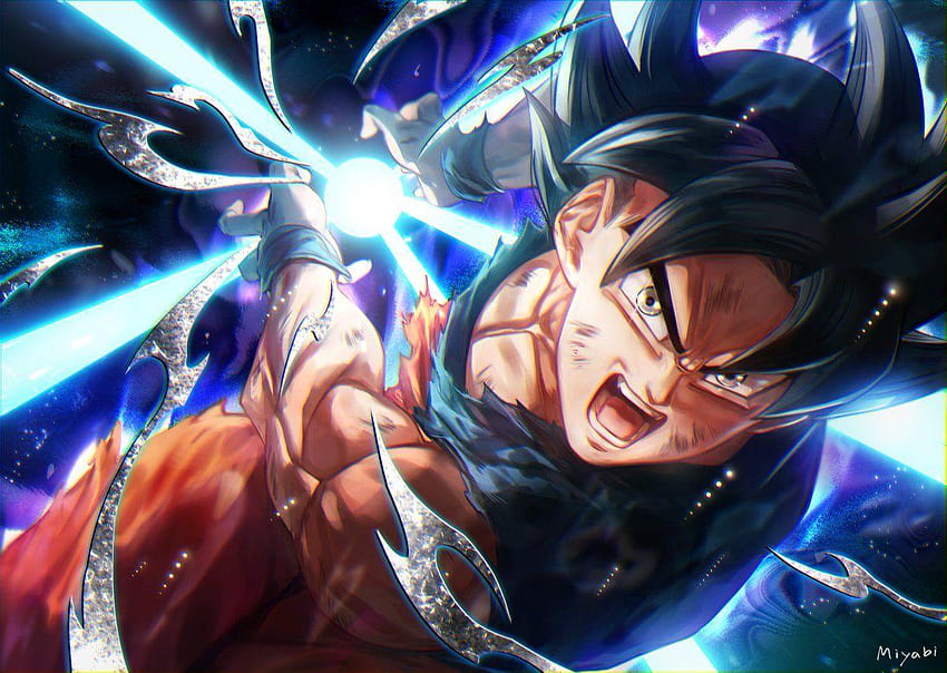 Gokus völlig neuer Ableger wurde von den neuesten Leaks enthüllt, Gokus Ultra-Instinkt gemeistert HD-Hintergrundbild