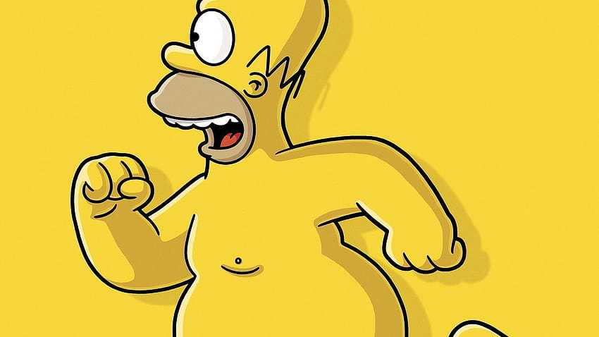 I Simpson, Homer Simpson, Giallo/e, homero simpson Sfondo HD