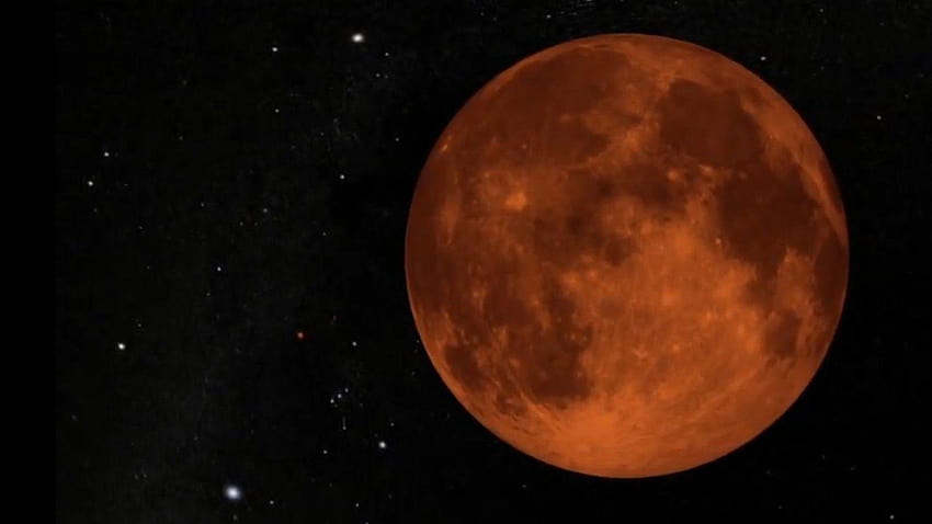 неделната „супер кървава луна“; трябва ли да се страхуваме?, супер синя кървава луна HD тапет