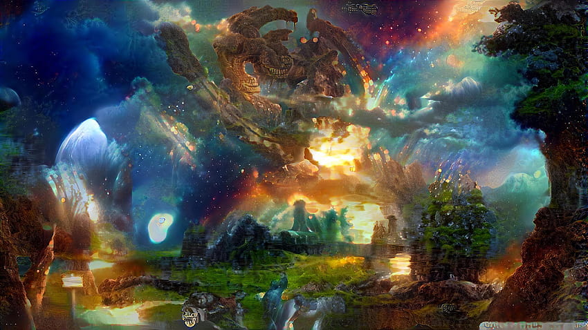 Sci Fi Fantasy Landscape, sci fi landscape HD wallpaper