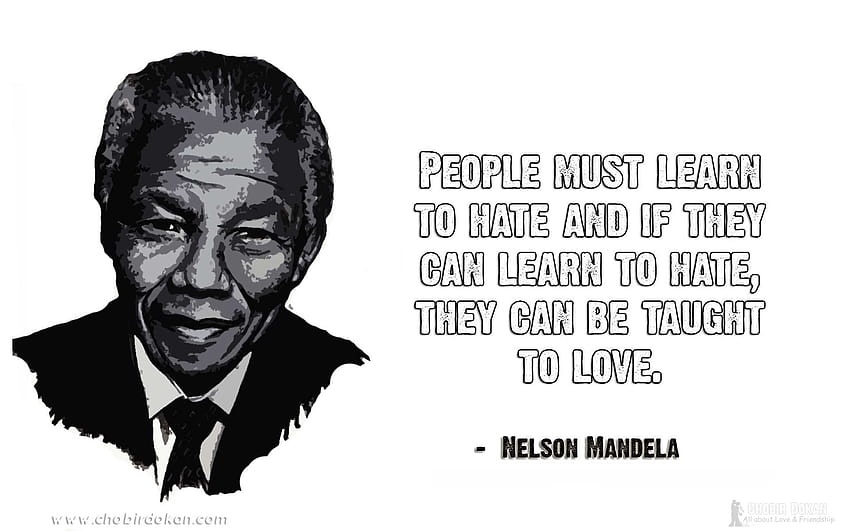 Famous Love Quotes by Famous People, mandela day HD wallpaper