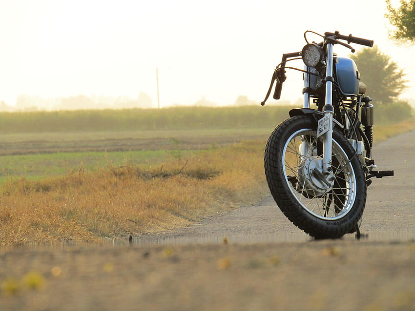 Modified Yamaha RX 100 Cafe Racer, rx100 HD wallpaper