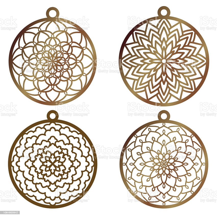 A Set Of Laser Cut Openwork Christmas Decoration Vector Design Laser Cutting Template For Xmas Tree Merry Christmas Decoration Symbol For Cutting Paper Wood And Metal Tree Ball With Lace Pattern Stock HD phone wallpaper