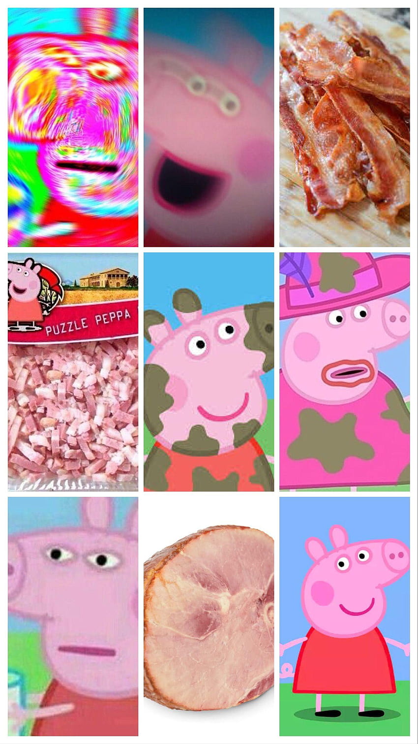 peppa domuz estetiği HD telefon duvar kağıdı