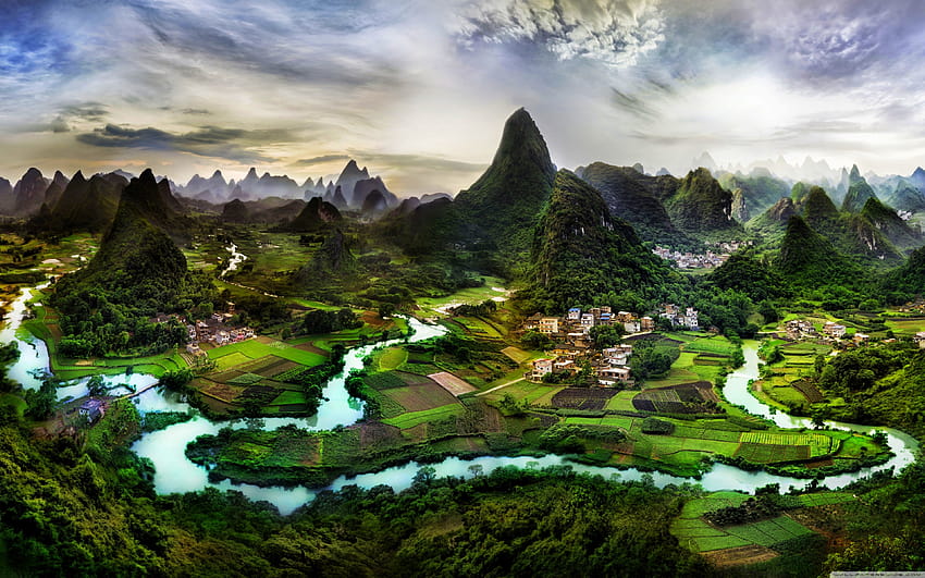Guilin, China Ultra Backgrounds for U TV : & UltraWide & Laptop : Multi Display, Dual Monitor : Tablet : Smartphone HD wallpaper