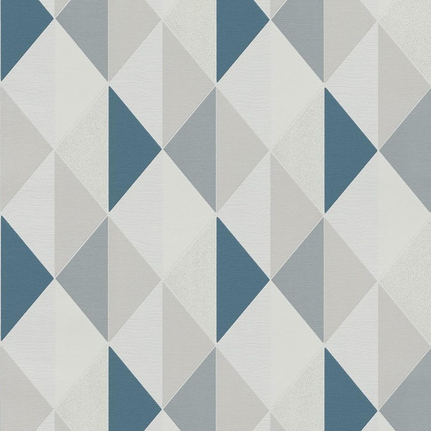 Light Blue Geometric, geometric triangles grey blue HD phone wallpaper