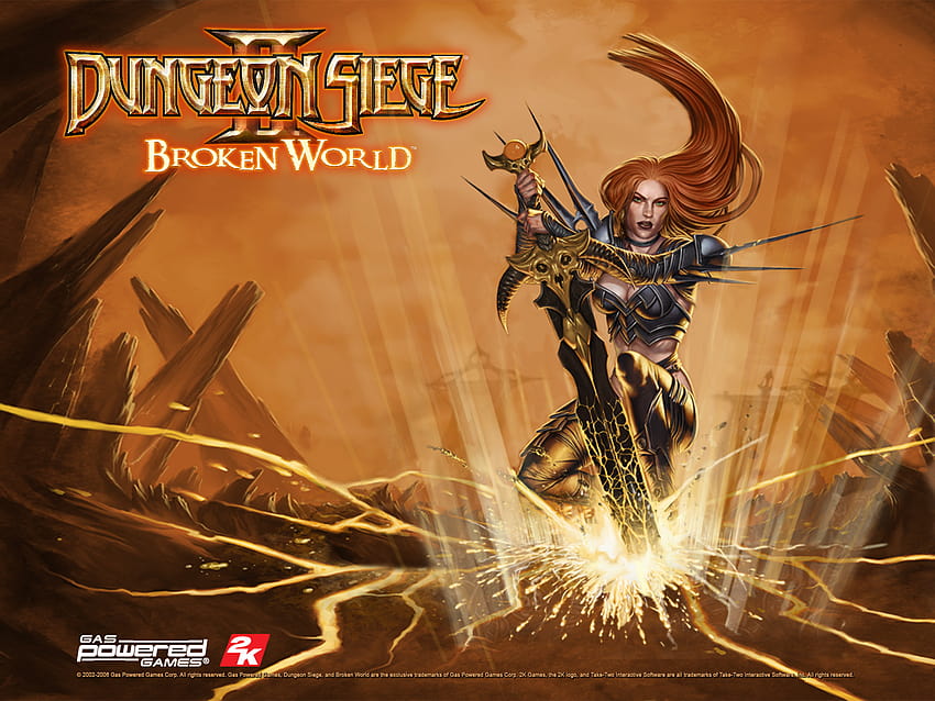 Dungeon Siege vdeo game HD wallpaper Dungeon Siege vdeo game HD wallpaper