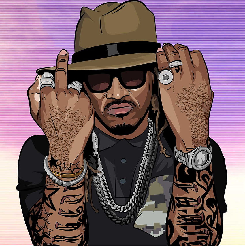 Animated Future Rapper, rappers 2021 HD phone wallpaper | Pxfuel