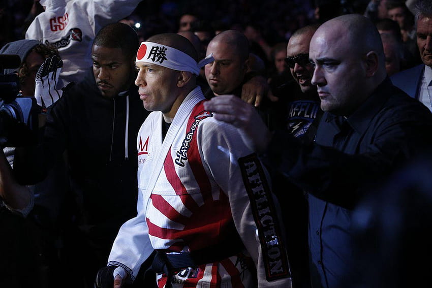 空手少年！ UFCチャンピオンのジョルジュ・サンピエールは、彼のテイクダウンはジョージ・サンピエールの背景であると主張しています 高画質の壁紙