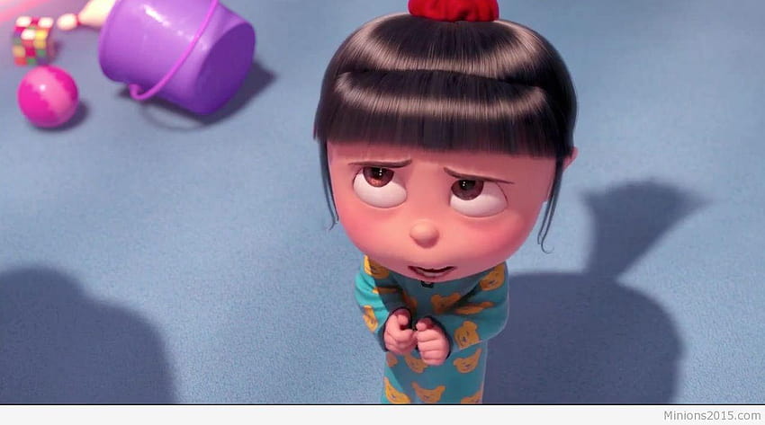 Funny Agnes from Despicable me HD wallpaper