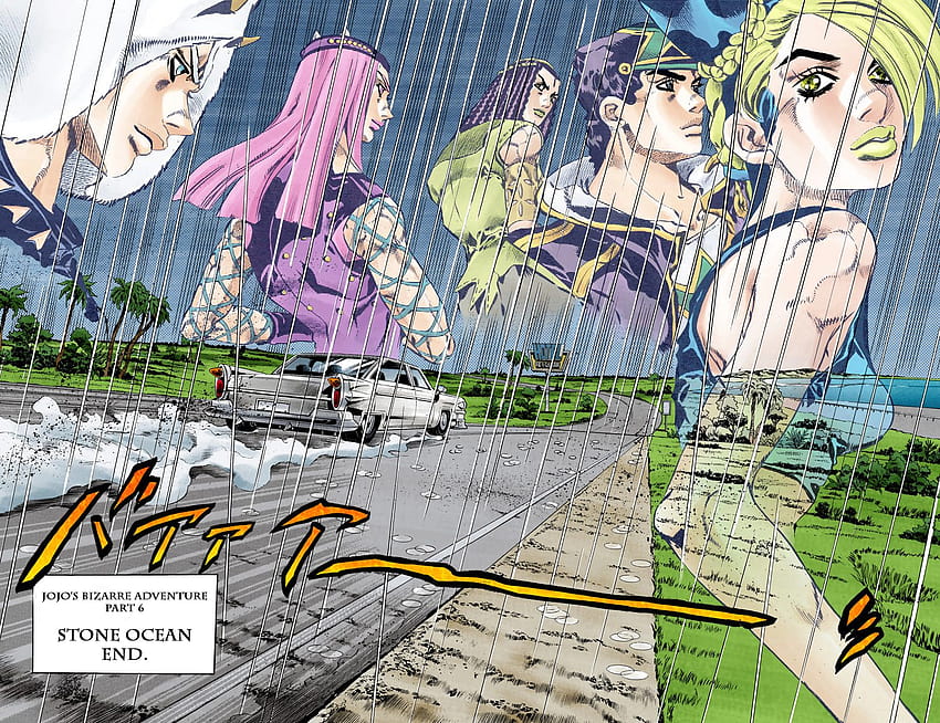 Leer manga JoJo's Bizarre Adventure Part 6: Stone Ocean Vol.080 Ch.752: Qué mundo tan maravilloso [final de la parte 006], jojo parte 6 fondo de pantalla