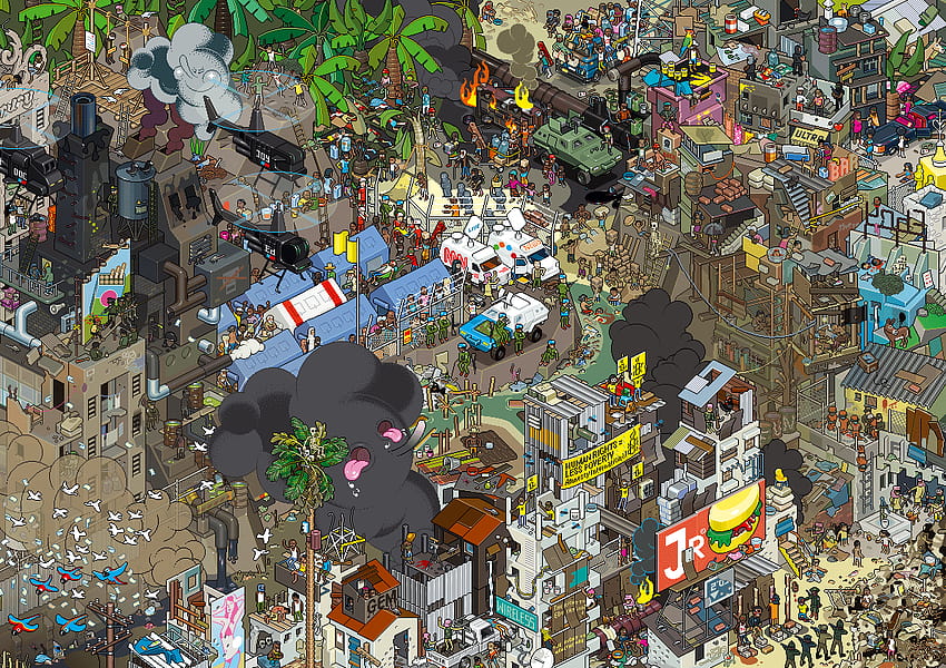 eBoy Pixel Art Wallpaper HD