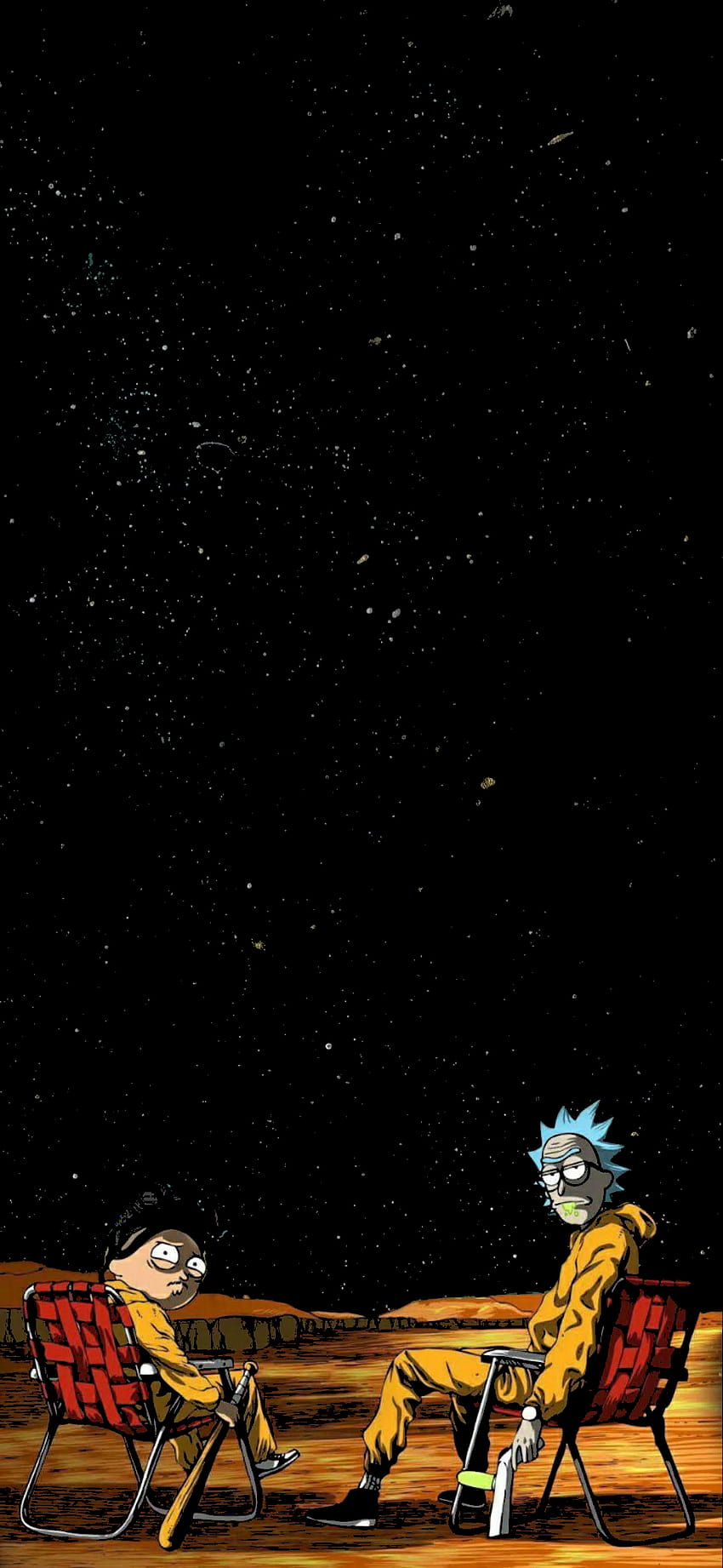Rick and Morty X Breaking Bad [1080×2340] I hope this hasn't been, rick and morty breaking bad HD phone wallpaper