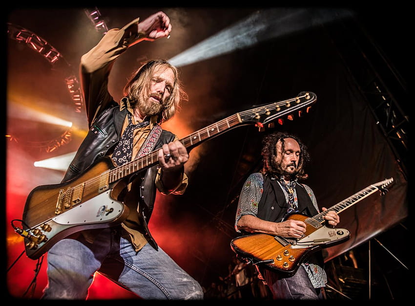 Tom Petty and Mike Campbell, tom petty and the heartbreakers HD wallpaper