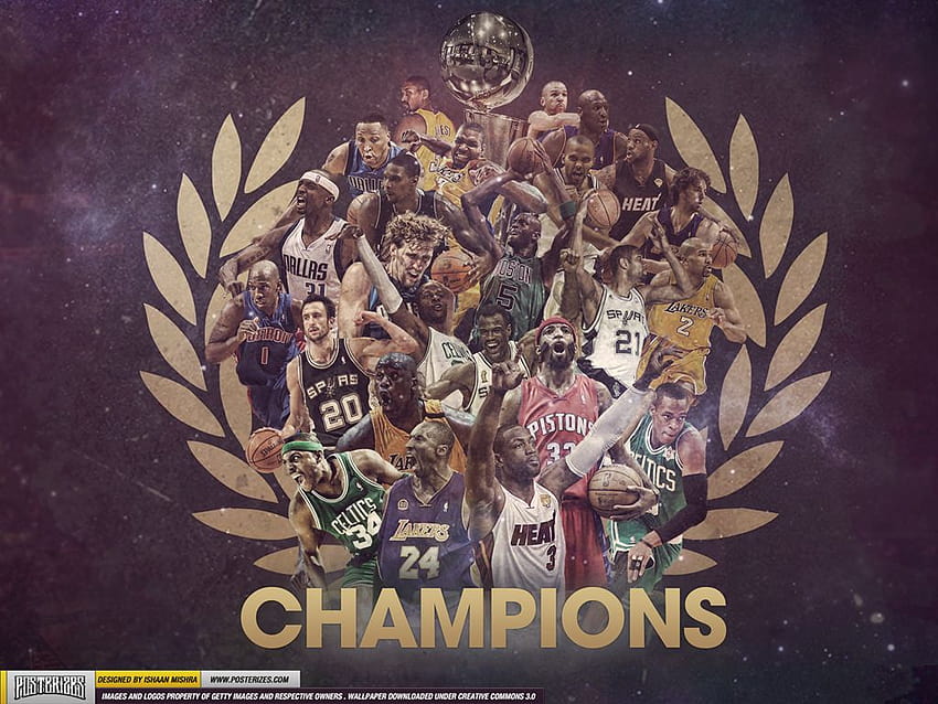 NBA Champions Posterizes NBA Basketball [1024x768] for your , Mobile & Tablet HD wallpaper