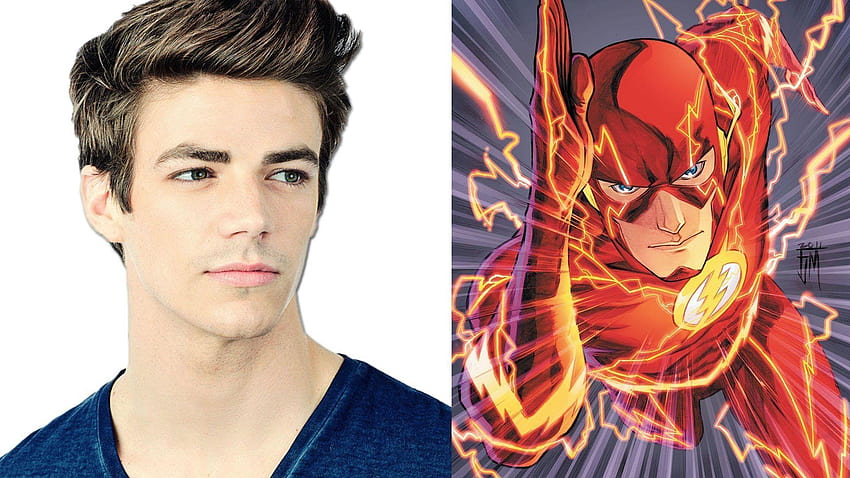 Glee's Grant Gustin Is The Flash on Arrow Season 2 HD wallpaper