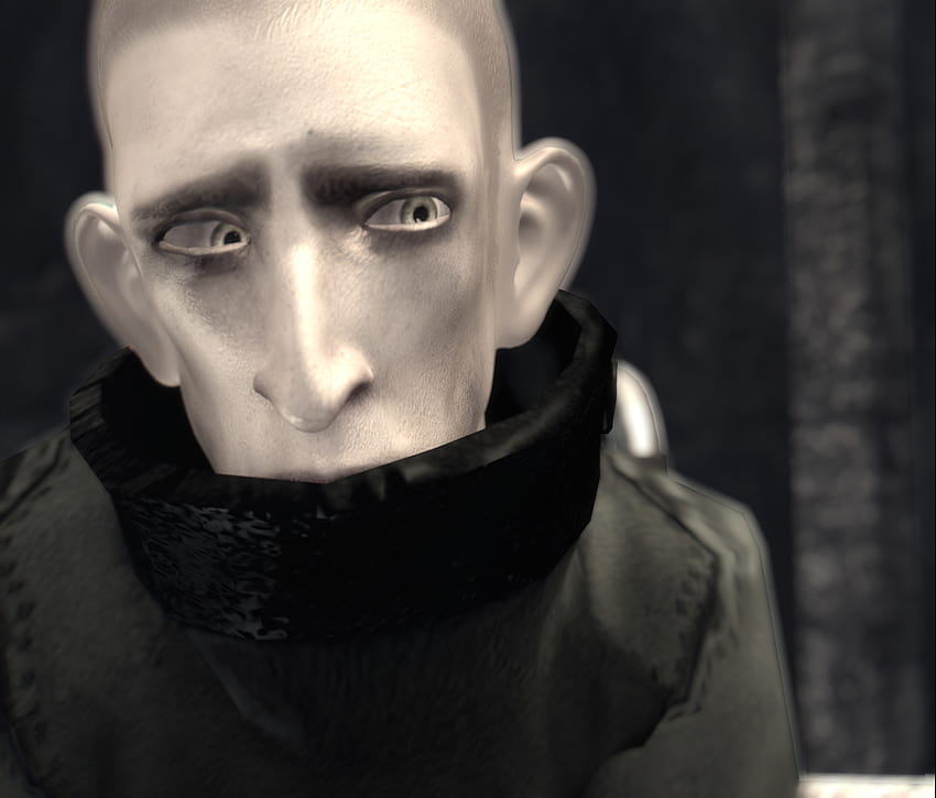: face, old, creepy, horror, Gentleman, mouth, nose, life, Person, head, 1970s, VirTual, eye, human, digital, darkness, SL, secondlife, second, neck, louis, chin, black and white, monochrome graphy, portrait graphy, creepy people HD wallpaper