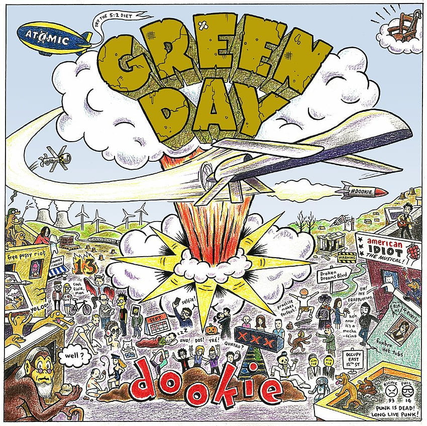 Green Day Dookie Era Wallpaper