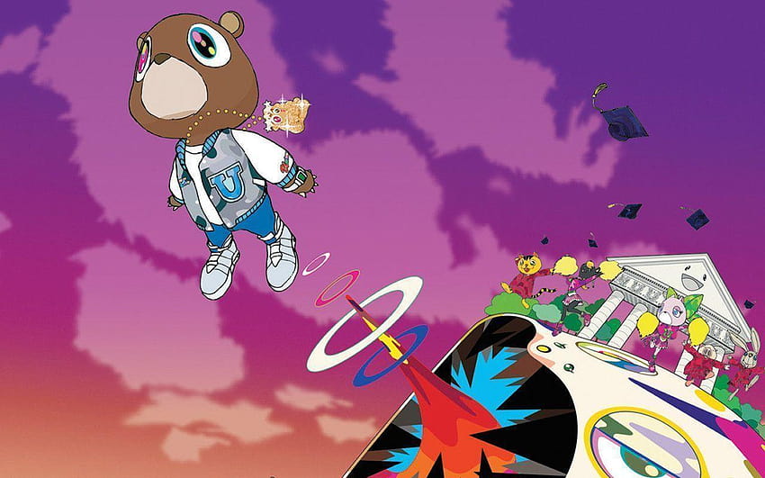 Kanye West Wisuda iPhone Wallpaper HD