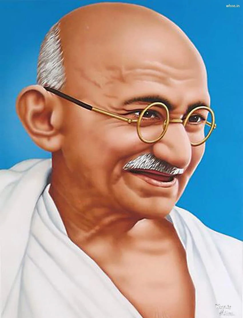 Mahatma Gandhi fondo de pantalla del teléfono