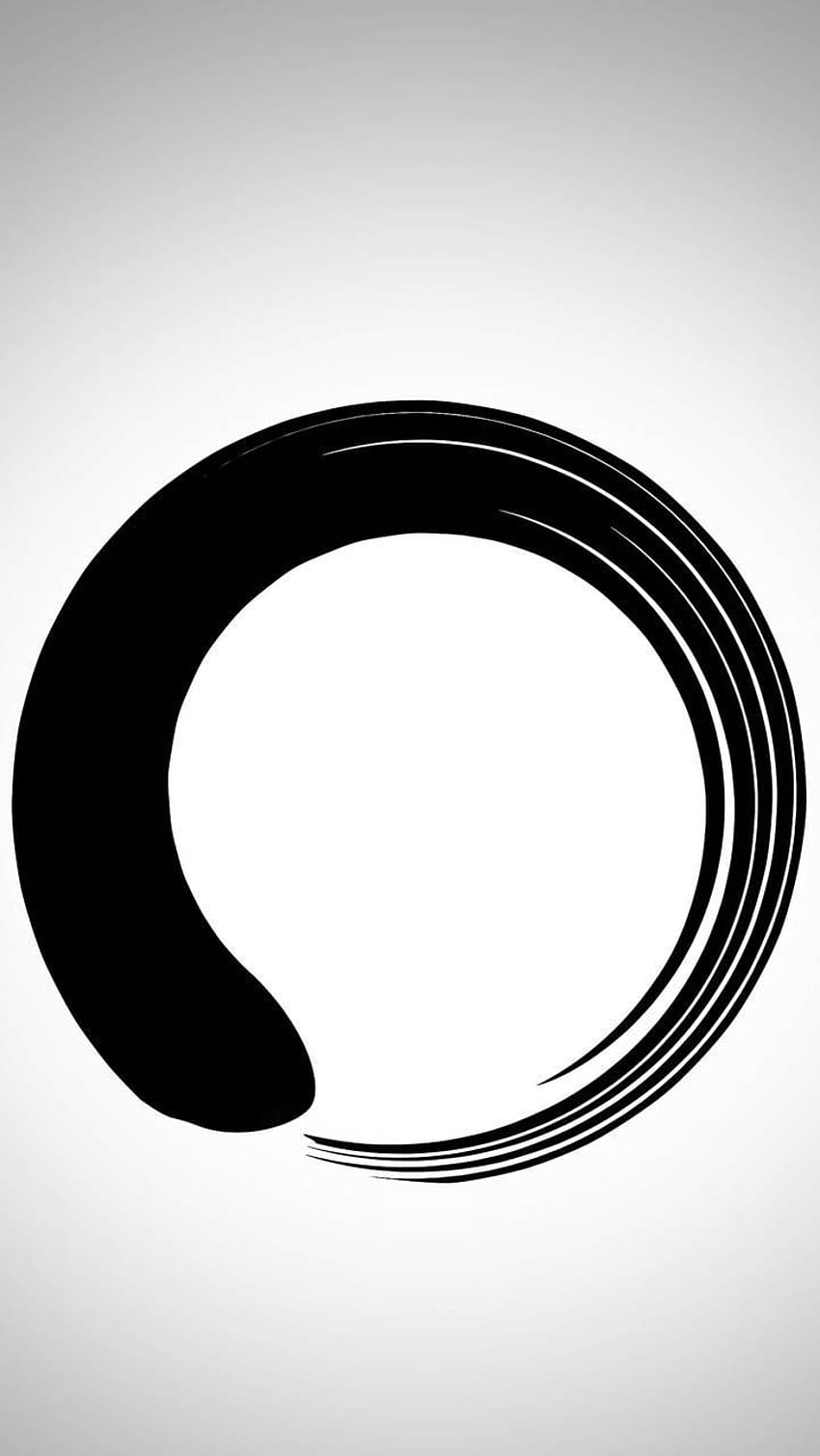 Zen Circle, enso HD phone wallpaper