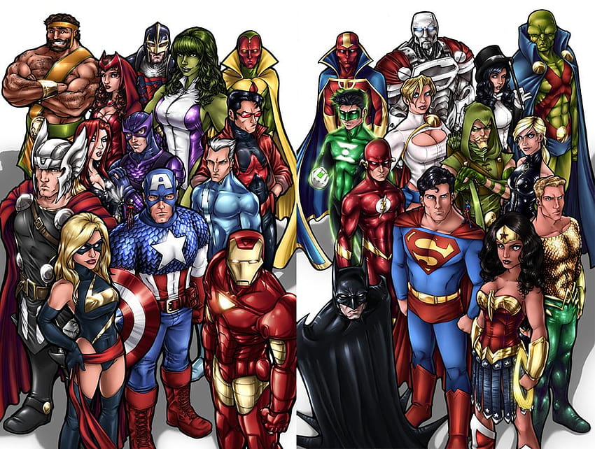 Batman vs superman: Liga de la Justicia Vs Vengadores, genial liga de la  justicia contra los vengadores fondo de pantalla | Pxfuel