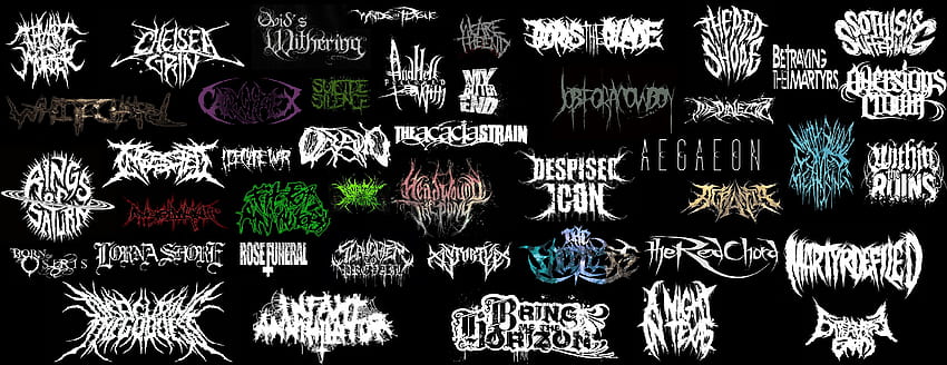 Wallpaper Logo Emblem death awaits deathcore thrash france 1920x1200