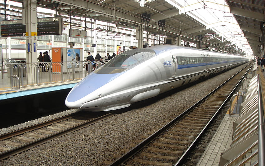 Bullet Train 500 Series Shinkansen Japan HD wallpaper