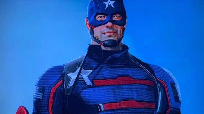 Първи поглед към агента на САЩ с щита на Капитан Америка в комплекта от СОКОЛ И ЗИМНИЯ ВОЙНИК HD тапет
