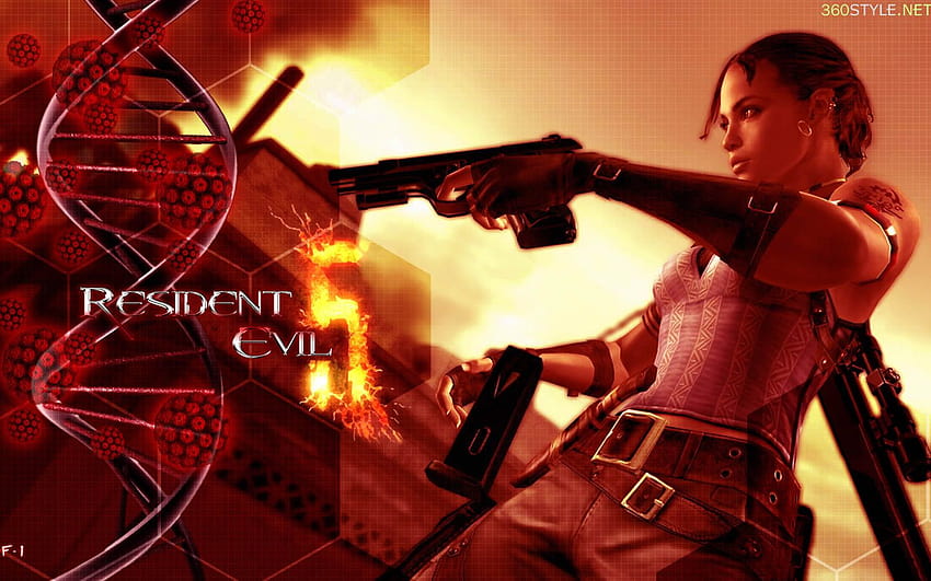 Cool Sheva Alomar for Resident Evil 5 HD wallpaper