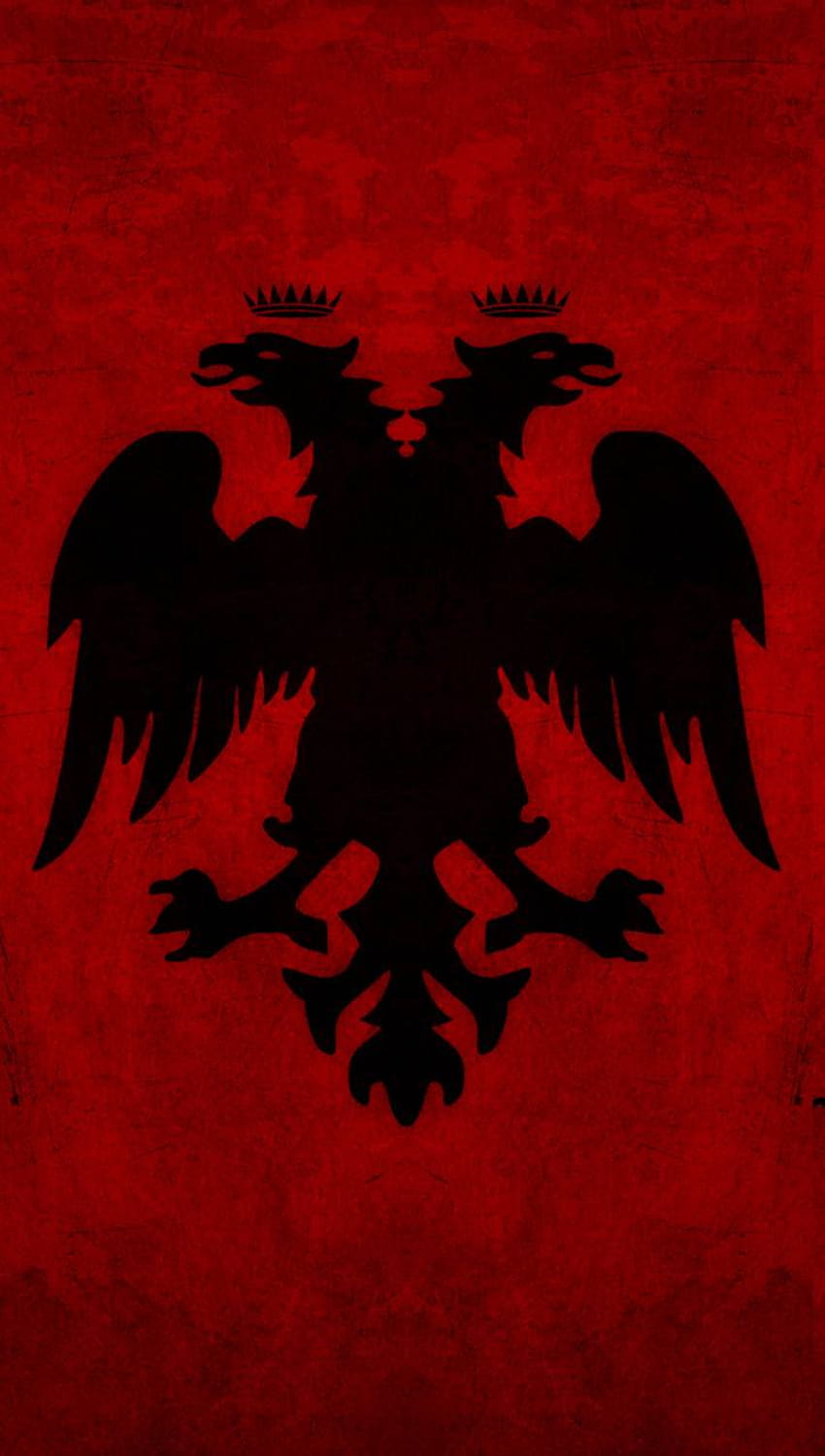 Albanés por kastro28, bandera de albania fondo de pantalla del teléfono
