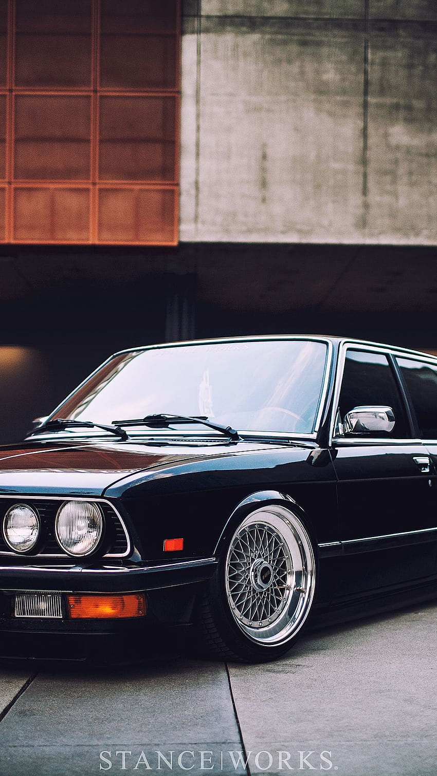 StanceWorks Jeremy Whittles E28, alter BMW HD-Handy-Hintergrundbild