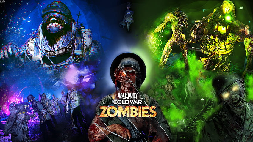 CoD Black Ops : Zombies de la guerre froide que j'ai créés! J'espère que ça vous plaira : CODZombies, les zombies de la Fond d'écran HD