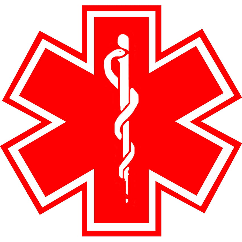 Tıbbi Uyarı Logosu, tıbbi logo HD telefon duvar kağıdı