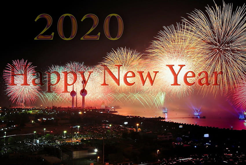 สวัสดีปีใหม่ 2020 วอลล์เปเปอร์ HD