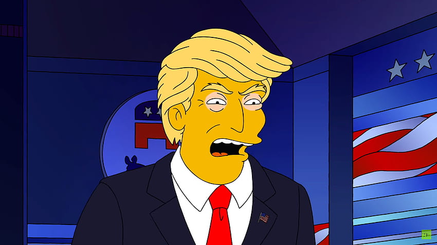 The Simpsons ' Akan Memparodikan Donald Trump & Ini Bukan Pertama Kali TV Toon Mengambil Pemilihan, donald trump the simpsons Wallpaper HD