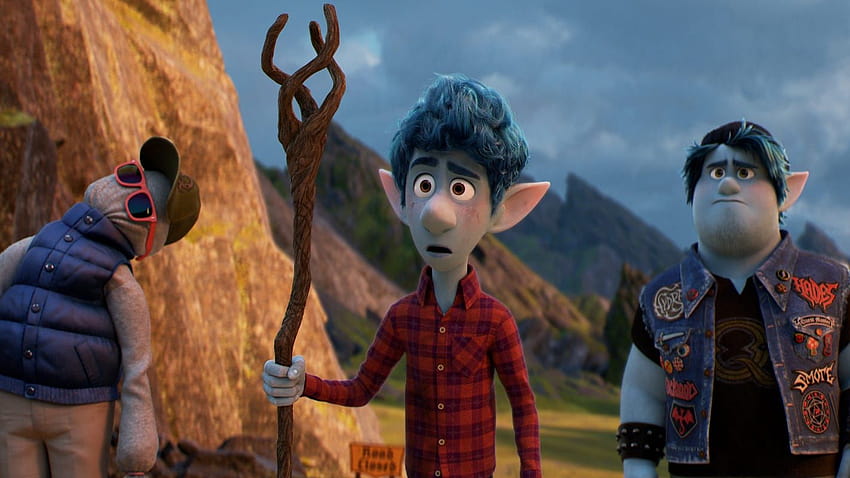 Adelante': Chris Pratt, Tom Holland devuelven la diversión al canon de Pixar, ian y Barley Lightfoot en adelante fondo de pantalla