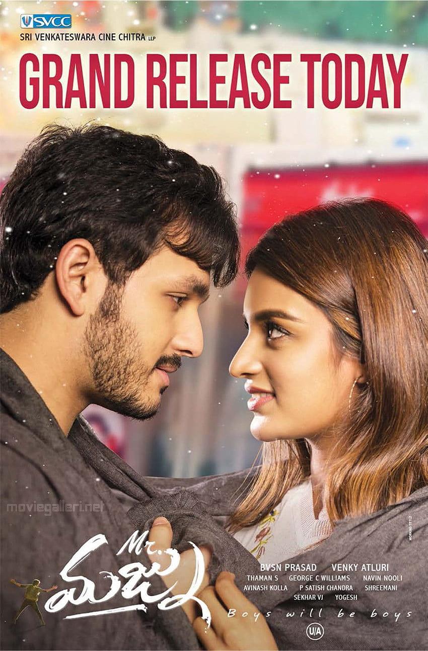 Mr Majnu Movie Release Posters Akhil Akkineni And Nidhhi Agerwal HD