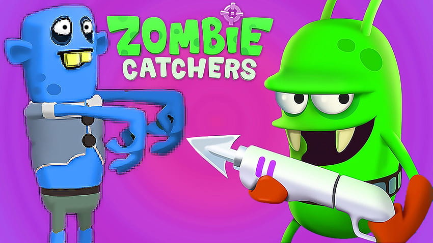 Zombie Catchers Прикольный игровой мультик про зомби Веселое видео HD wallpaper