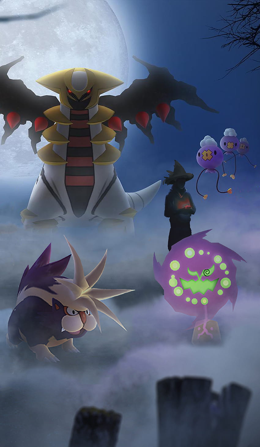 Ero triste per non aver ricevuto una schermata di caricamento di Halloween, quindi ne ho creata una: pokemongo, pokemon go halloween Sfondo del telefono HD