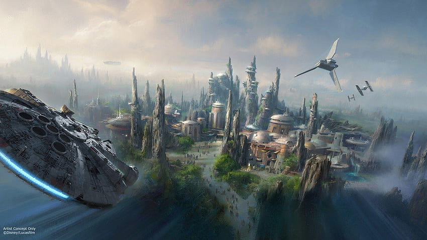 Star Wars Land, la compagnia di Walt Disney Sfondo HD