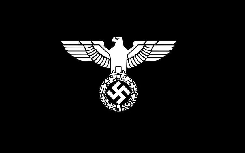 Prosty Reichsadler autorstwa Weedhaze, nazistowska swastyka Tapeta HD