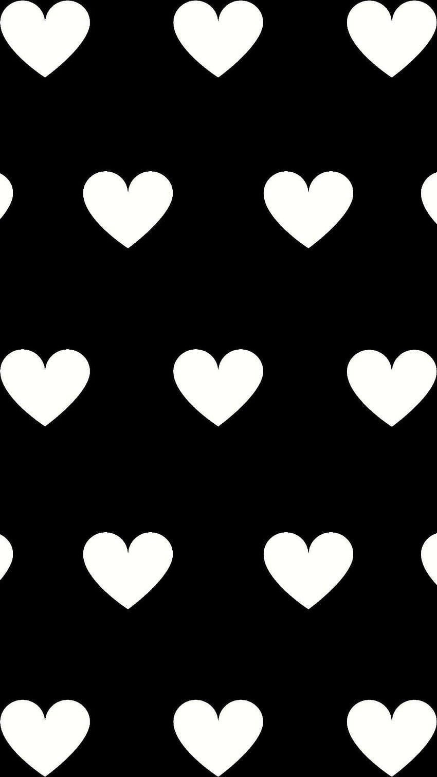 Black  White Heart  Edgy wallpaper Heart wallpaper Cute patterns  wallpaper