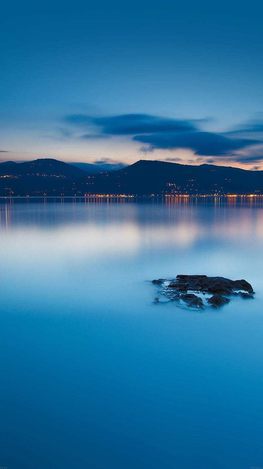 Pemandangan Malam Dari Boat Lake Nature Android wallpaper ponsel HD