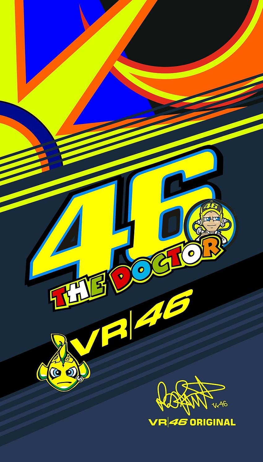 Dinding Motor Cross http://albüm/, vr46 logosu HD telefon duvar kağıdı